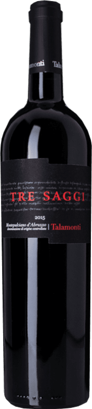 19,95 € Бесплатная доставка | Красное вино Talamonti Tre Saggi D.O.C. Montepulciano d'Abruzzo