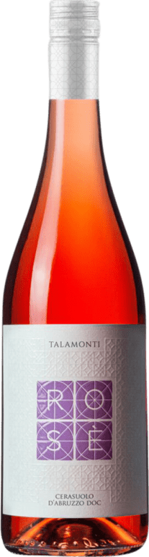 11,95 € Spedizione Gratuita | Vino rosato Talamonti Rosé D.O.C. Cerasuolo d'Abruzzo