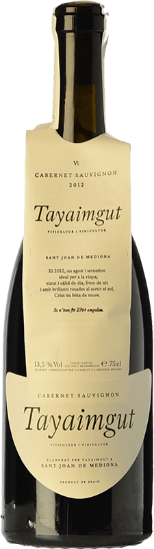 15,95 € | Red wine Tayaimgut Crianza D.O. Penedès Catalonia Spain Cabernet Sauvignon Bottle 75 cl