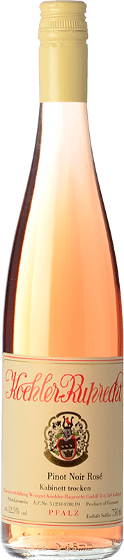 Free Shipping | Rosé wine Koehler Ruprecht Rosé Dry Q.b.A. Pfälz Pfälz Germany Pinot Black 75 cl