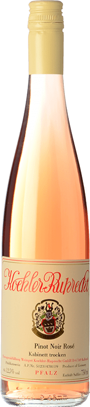 13,95 € | Розовое вино Koehler Ruprecht Rosé сухой Q.b.A. Pfälz Пфальце Германия Pinot Black Органический 75 cl