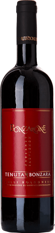 Kostenloser Versand | Rotwein Bonzara Bonzarone D.O.C. Colli Bolognesi Classico Pignoletto Emilia-Romagna Italien Cabernet Sauvignon 75 cl