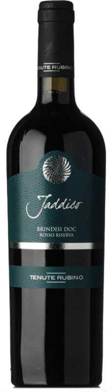 26,95 € | Vinho tinto Tenute Rubino Brindisi Jaddico Reserva I.G.T. Puglia Puglia Itália Negroamaro, Susumaniello 75 cl