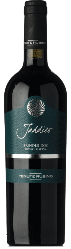 Spedizione Gratuita | Vino rosso Tenute Rubino Jaddico Riserva D.O.C. Brindisi Puglia Italia Negroamaro, Susumaniello 75 cl