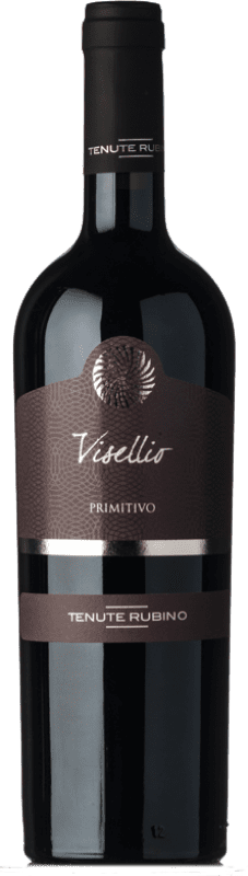 34,95 € | Красное вино Tenute Rubino Visellio I.G.T. Salento Апулия Италия Primitivo 75 cl