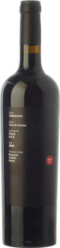 Бесплатная доставка | Красное вино Terra de Verema Triumvirat старения D.O.Ca. Priorat Каталония Испания Syrah, Grenache, Carignan 75 cl