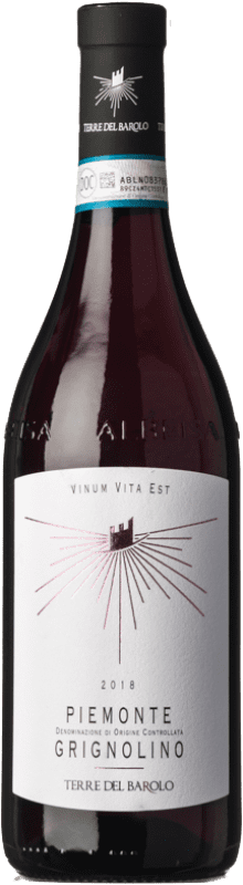 Envio grátis | Vinho tinto Terre del Barolo D.O.C. Piedmont Piemonte Itália Grignolino 75 cl