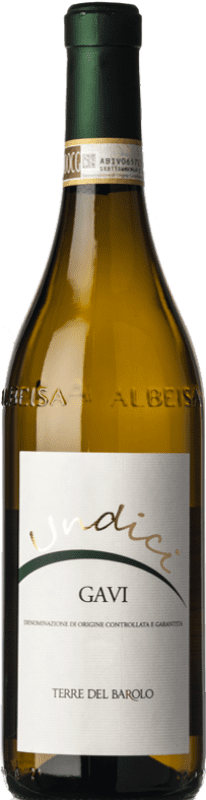 Бесплатная доставка | Белое вино Terre del Barolo Undici D.O.C.G. Cortese di Gavi Пьемонте Италия Cortese — Кортезе 75 cl