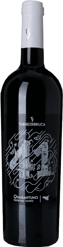 Kostenloser Versand | Rotwein Terre di Bruca Quarantuno Fuori dal Tempo D.O.C. Sicilia Sizilien Italien Nero d'Avola 75 cl