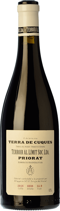 Free Shipping | Red wine Terroir al Límit Terra de Cuques Negre Aged D.O.Ca. Priorat Catalonia Spain Grenache, Carignan 75 cl