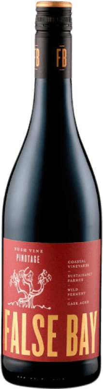 Kostenloser Versand | Rotwein False Bay Bushvine I.G. Stellenbosch Coastal Region Südafrika Pinotage 75 cl