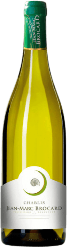 Бесплатная доставка | Белое вино Jean-Marc Brocard A.O.C. Chablis Бургундия Франция Chardonnay 75 cl