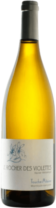 Free Shipping | White wine Le Rocher des Violettes Touche-Mitaine A.O.C. Mountlouis-Sur-Loire Loire France Organic 75 cl