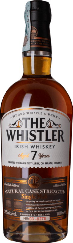 82,95 € | Виски из одного солода The Whistler Irish Whiskey Cask Strenght Ирландия 7 Лет 70 cl