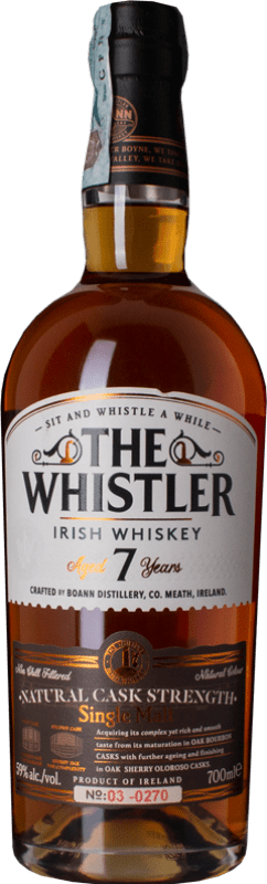 82,95 € | Whisky Single Malt The Whistler Irish Whiskey Cask Strenght Irlande 7 Ans 70 cl
