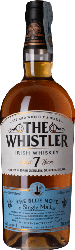 Spedizione Gratuita | Whisky Single Malt The Whistler Irish Whiskey Blue Note Irlanda 7 Anni 70 cl