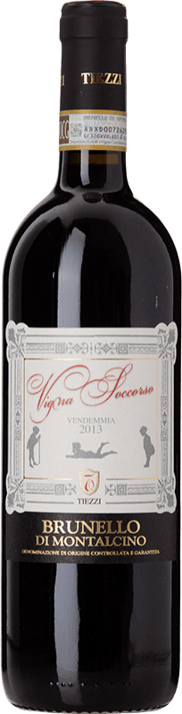 Free Shipping | Red wine Tiezzi Vigna Soccorso D.O.C.G. Brunello di Montalcino Tuscany Italy Sangiovese 75 cl