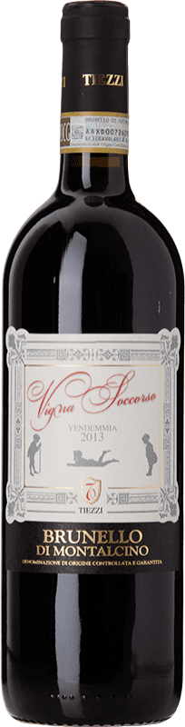 Envio grátis | Vinho tinto Tiezzi Vigna Soccorso D.O.C.G. Brunello di Montalcino Tuscany Itália Sangiovese 75 cl