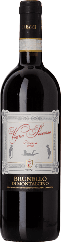 Free Shipping | Red wine Tiezzi Vigna Soccorso Reserve D.O.C.G. Brunello di Montalcino Tuscany Italy Sangiovese 75 cl