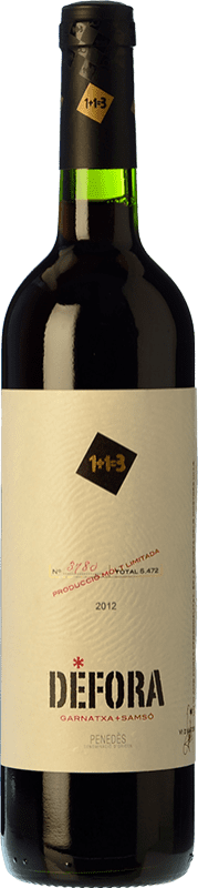 Free Shipping | Red wine U Més U Defora Aged D.O. Penedès Catalonia Spain Carignan 75 cl