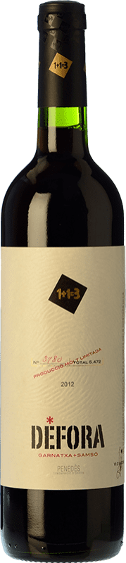 14,95 € Free Shipping | Red wine U Més U Defora Aged D.O. Penedès