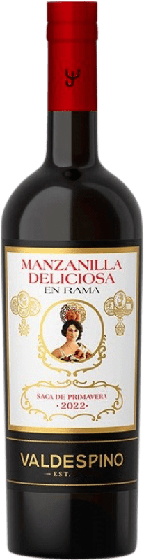 15,95 € Бесплатная доставка | Креплёное вино Valdespino Deliciosa en Rama D.O. Manzanilla-Sanlúcar de Barrameda Половина бутылки 37 cl