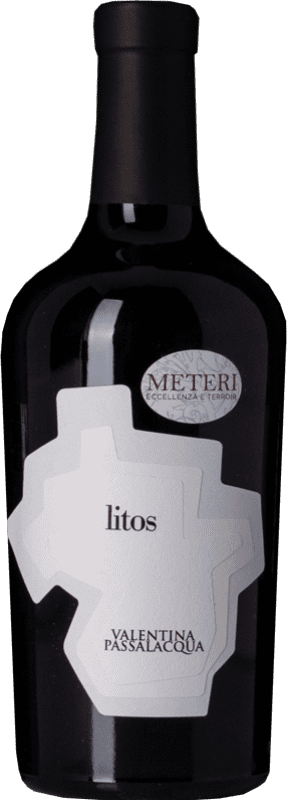 Envío gratis | Vino Dulce Valentina Passalacqua Litos Passito I.G.T. Puglia Puglia Italia Aleático Botella Medium 50 cl
