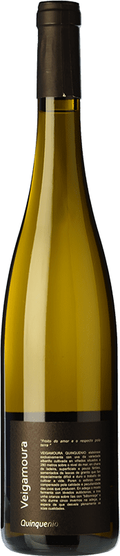 Free Shipping | White Wine Veigamoura Quinquenio Crianza — Aged D.O. Rías Baixas Galicia Spain Albariño — Albarinho 75 cl