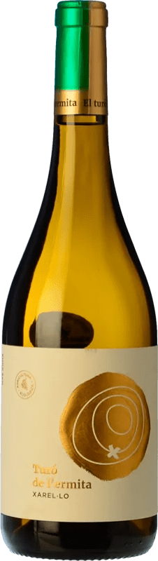 Free Shipping | White wine Vendrell Olivella Turó de l'Ermita Aged D.O. Penedès Catalonia Spain Xarel·lo Organic 75 cl