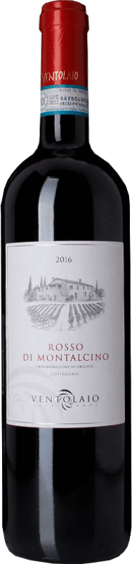 Free Shipping | Red wine Ventolaio D.O.C. Rosso di Montalcino Tuscany Italy Sangiovese 75 cl