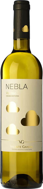 11,95 € Spedizione Gratuita | Vino Bianco Vicente Gandía Nebla I.G.P. Vino de la Tierra de Castilla y León