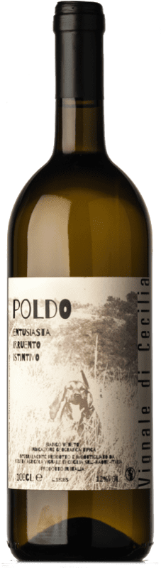 Бесплатная доставка | Белое вино Vignale di Cecilia Poldo I.G.T. Veneto Венето Италия Garganega, Friulano, Muscat White 1 L