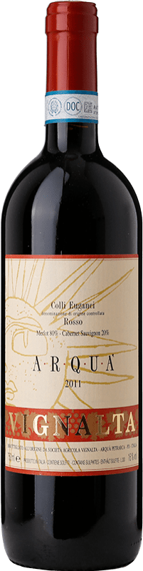 Free Shipping | Red Wine Vignalta Arquà D.O.C. Colli Euganei Veneto Italy Merlot, Cabernet Sauvignon 75 cl