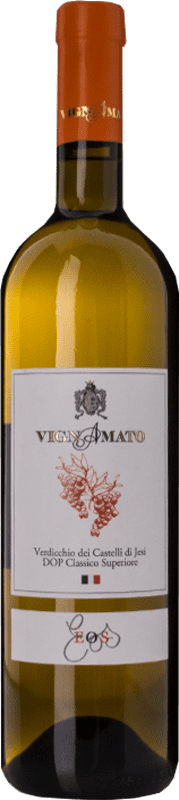 11,95 € Бесплатная доставка | Белое вино Vignamato Eos Высший D.O.C. Verdicchio dei Castelli di Jesi