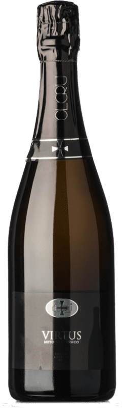 17,95 € Envio grátis | Espumante branco OlCru Metodo Classico Pas Dosé Virtus Brut I.G.T. Lombardia