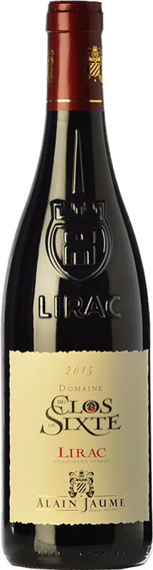 15,95 € Envío gratis | Vino tinto Alain Jaume Domaine du Clos de Sixte Crianza A.O.C. Lirac