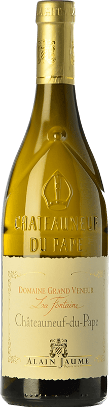 39,95 € Envío gratis | Vino blanco Alain Jaume Grand Veneur La Fontaine Crianza A.O.C. Châteauneuf-du-Pape