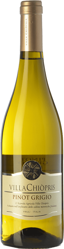 免费送货 | 白葡萄酒 Villa Chiòpris D.O.C. Friuli Grave 弗留利 - 威尼斯朱利亚 意大利 Pinot Gris — 灰皮诺 75 cl