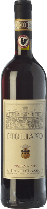 Envío gratis | Vino Tinto Villa del Cigliano Classico — Clásico Reserva D.O.C.G. Chianti Toscana Italia Sangiovese 75 cl