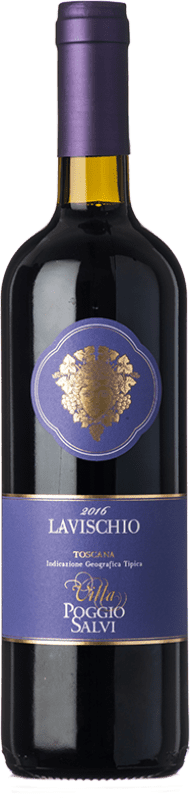 Бесплатная доставка | Красное вино Poggio Salvi Lavischio I.G.T. Toscana Тоскана Италия Merlot — Мерло 75 cl