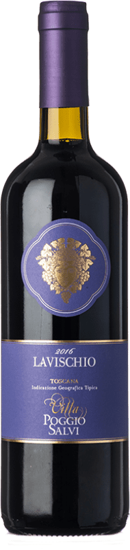 Free Shipping | Red wine Poggio Salvi Lavischio I.G.T. Toscana Tuscany Italy Merlot 75 cl