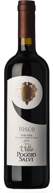 Бесплатная доставка | Красное вино Poggio Salvi Tosco I.G.T. Toscana Тоскана Италия Sangiovese 75 cl