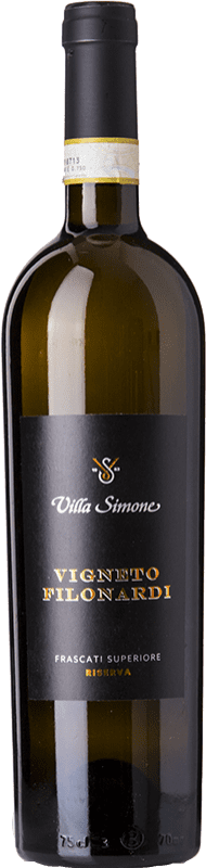 18,95 € | Weißwein Villa Simone V Filonardi Reserve D.O.C. Frascati Latium Italien Trebbiano, Grechetto, Weiße Malvasia, Malvasia del Lazio 75 cl