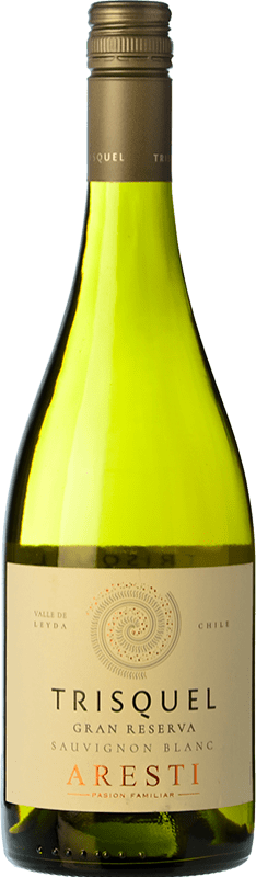 Free Shipping | White wine Aresti Trisquel D.O. Valle de Leyda Valle de Leyda Chile Sauvignon White 75 cl