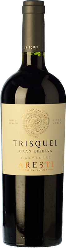 Envoi gratuit | Vin rouge Aresti Trisquel Réserve D.O. Valle de Curicó Valle de Curicó Chili Carmenère 75 cl