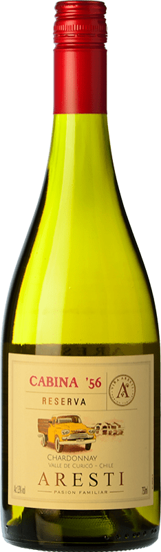 Free Shipping | White wine Aresti Cabina 56 D.O. Valle de Curicó Valle de Curicó Chile Chardonnay 75 cl