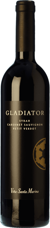 27,95 € | Red wine Santa Marina Gladiator Reserva I.G.P. Vino de la Tierra de Extremadura Estremadura Spain Syrah, Cabernet Sauvignon, Petit Verdot Bottle 75 cl