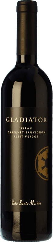 23,95 € | Red wine Santa Marina Gladiator Reserve I.G.P. Vino de la Tierra de Extremadura Estremadura Spain Syrah, Cabernet Sauvignon, Petit Verdot 75 cl
