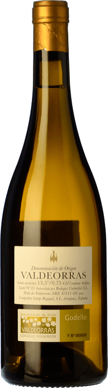 15,95 € | Белое вино El Regajal Ladeiras старения D.O. Valdeorras Галисия Испания Godello 75 cl