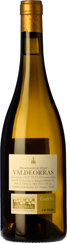 14,95 € Envio grátis | Vinho branco El Regajal Ladeiras Crianza D.O. Valdeorras